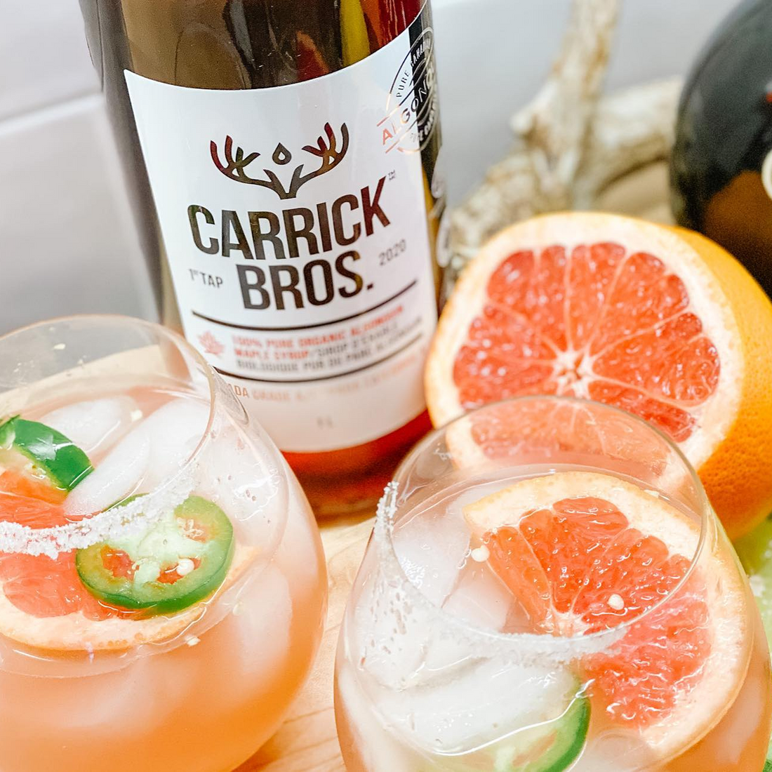 Carl’s Spicy Maple Citrus Margarita