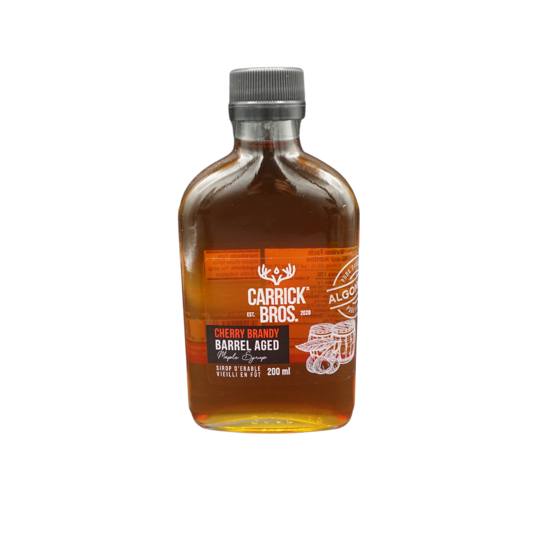 Cherry Brandy Barrel Aged Maple Syrup